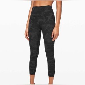 lululemon athletica Black Camo Leggings